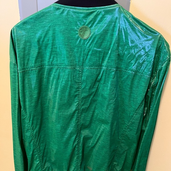Versace Green Abstract Bomber Jacket Men’s Large EUC - Picture 7 of 8